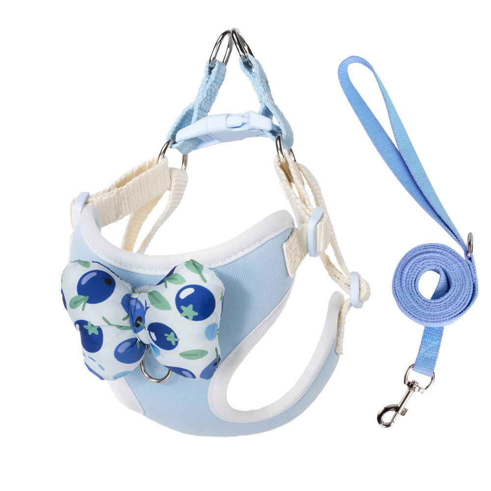 Fruit Pattern Harness & Leash Set