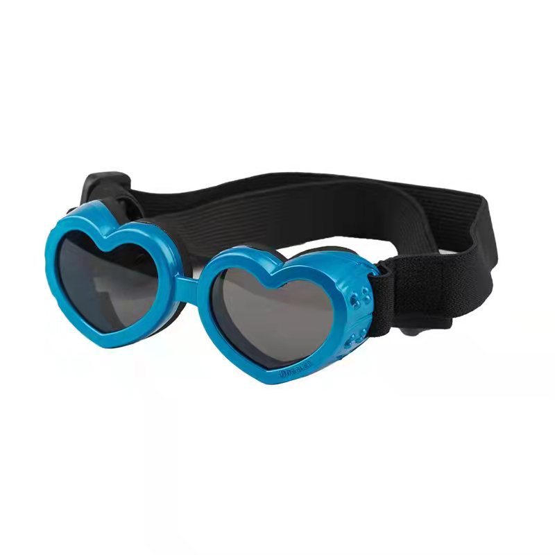 Heart Shaped Foldable Sunglasses for Dogs – Pink