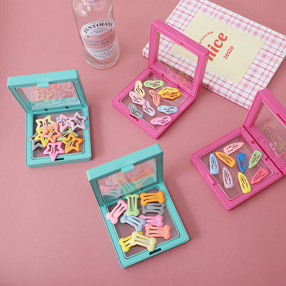 Matte Colorful Hair Clips Set – Multi