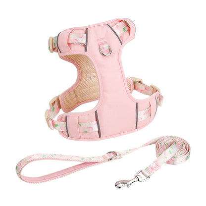 Floral Harness & Leash Set