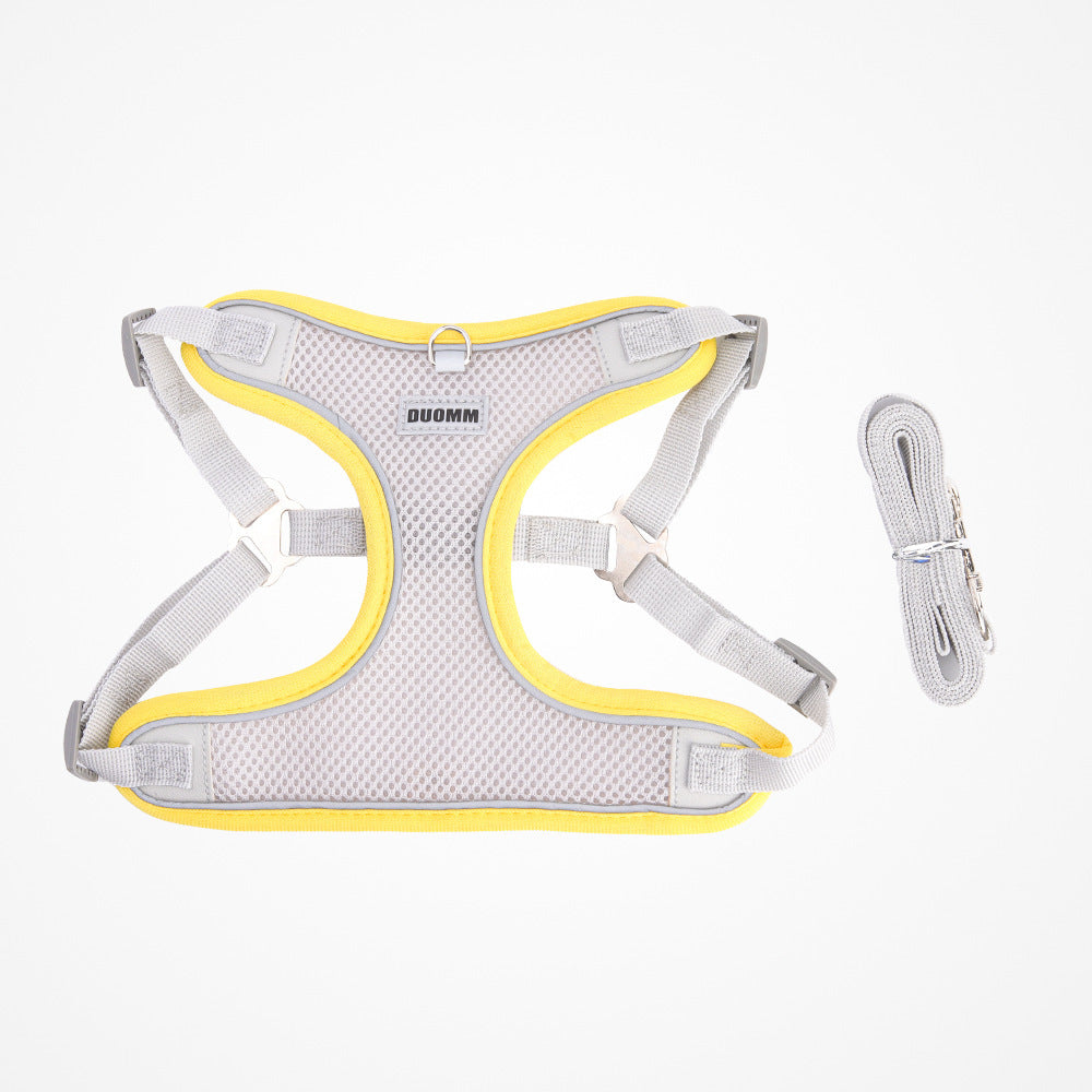 Breathable Mesh Harness & Leash Set