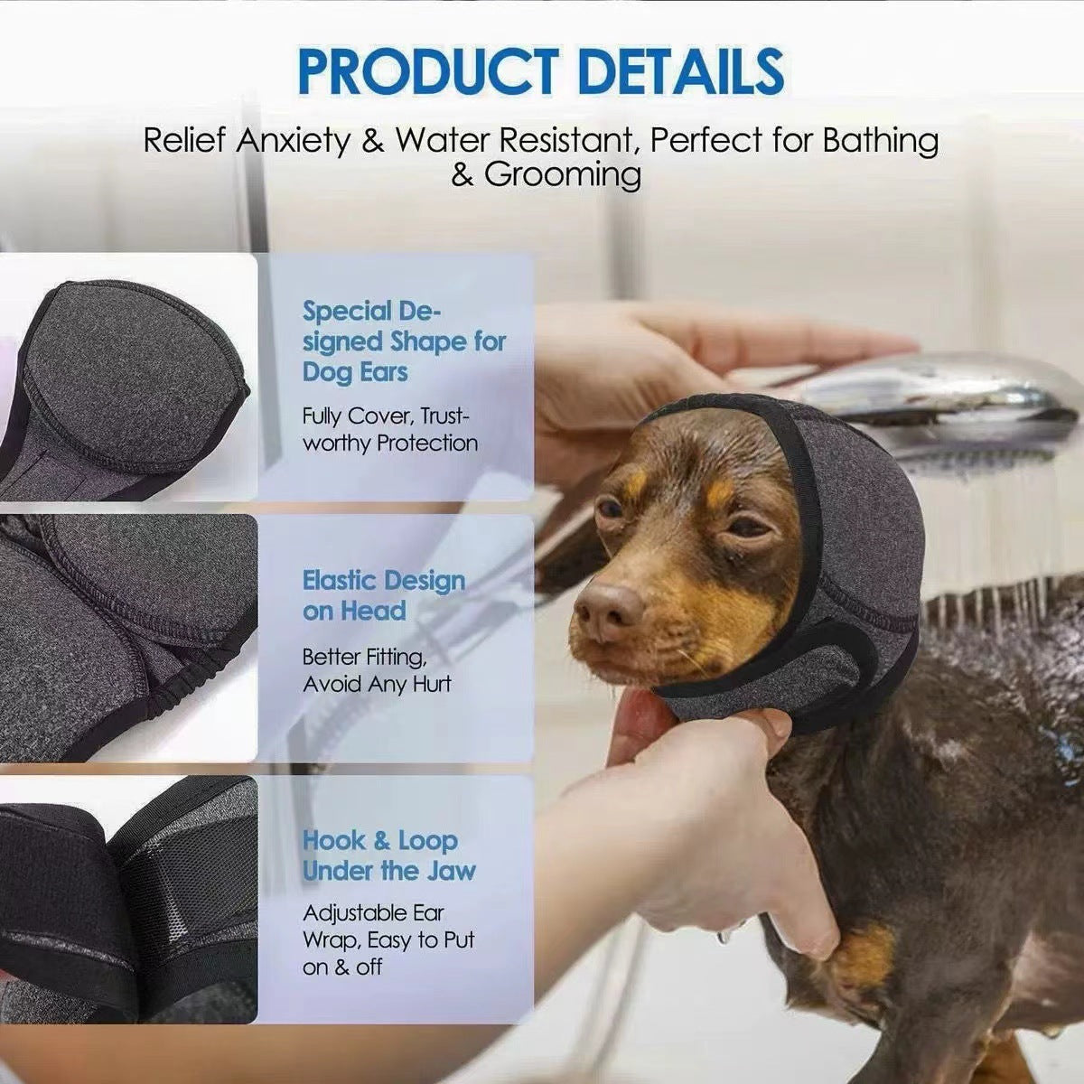 Waterproof Noise Canceling Dog Hat