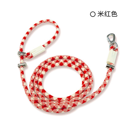 Braided Crossbody Leash for Dogs – Multi
