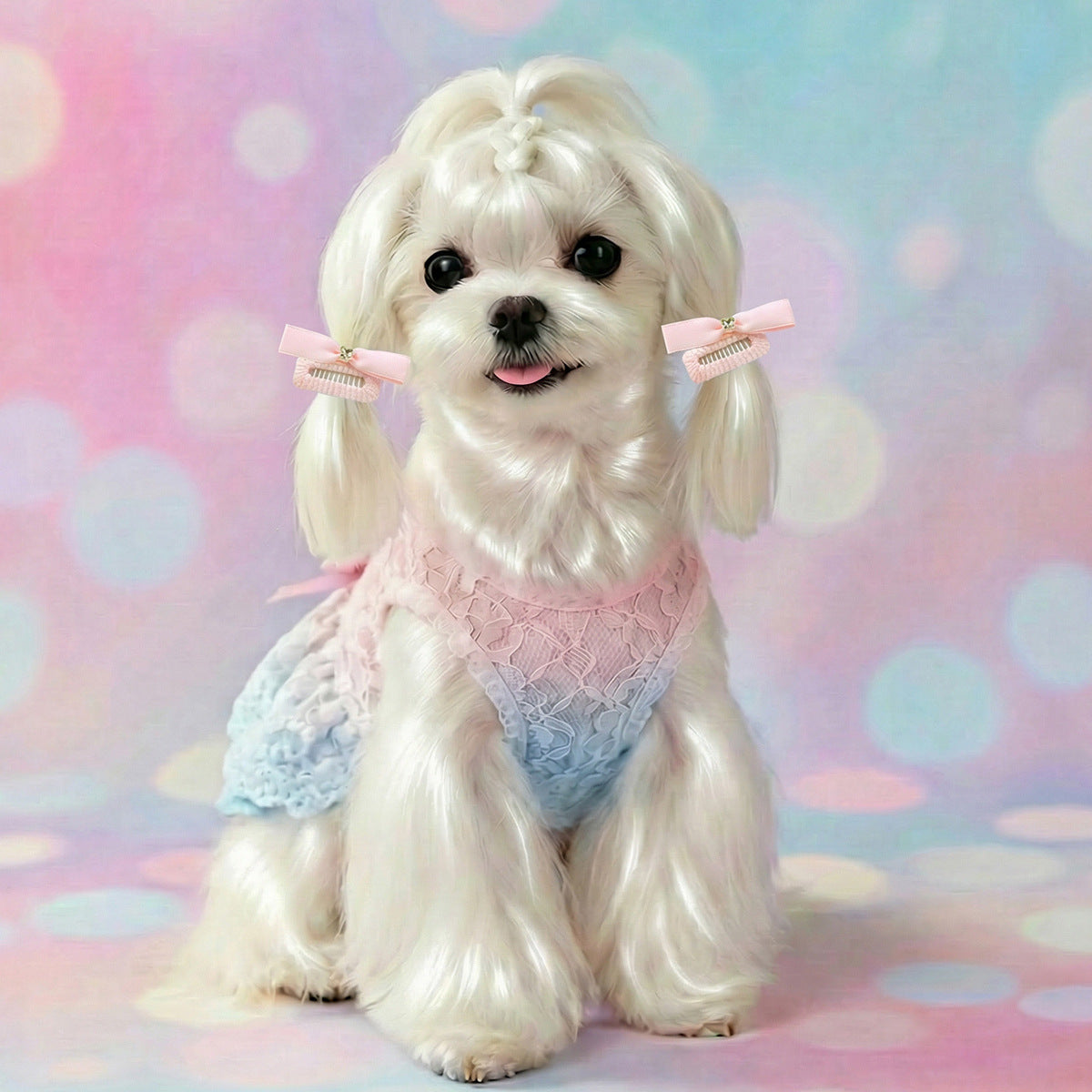 Sparkle Bow Dog Bow for Dogs – Pink