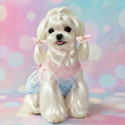 Sparkle Bow Dog Bow for Dogs – Pink
