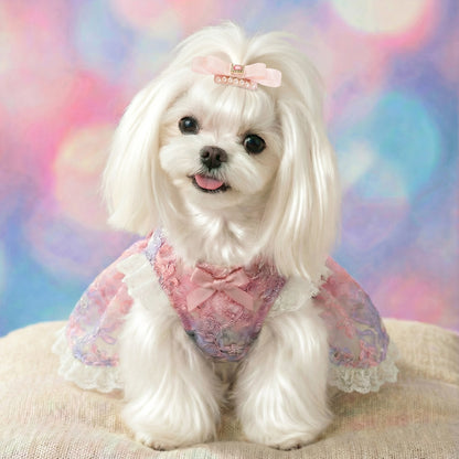 Sparkle Bow Dog Bow for Dogs – Pink