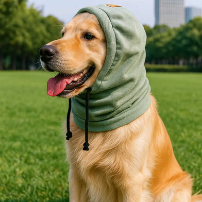 Calming Hooded Earmuffs for Dogs – Gray