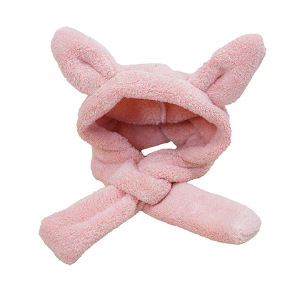 Bunny Ear Plush Dog Hat