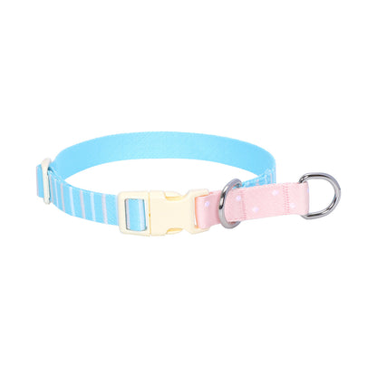 Polka Dot Martingale Dog Collar