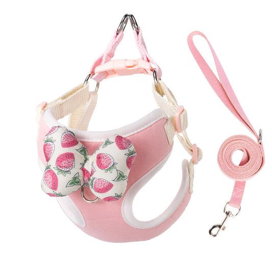 Fruit Pattern Harness & Leash Set