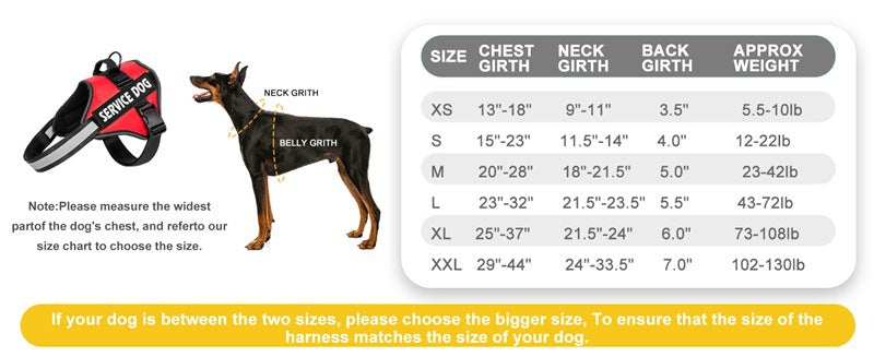 Reflective Breathable Dog Harness