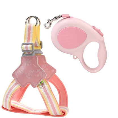 Floral Harness & Leash Set
