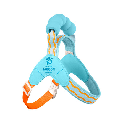 Wave Pattern Harness & Leash Set