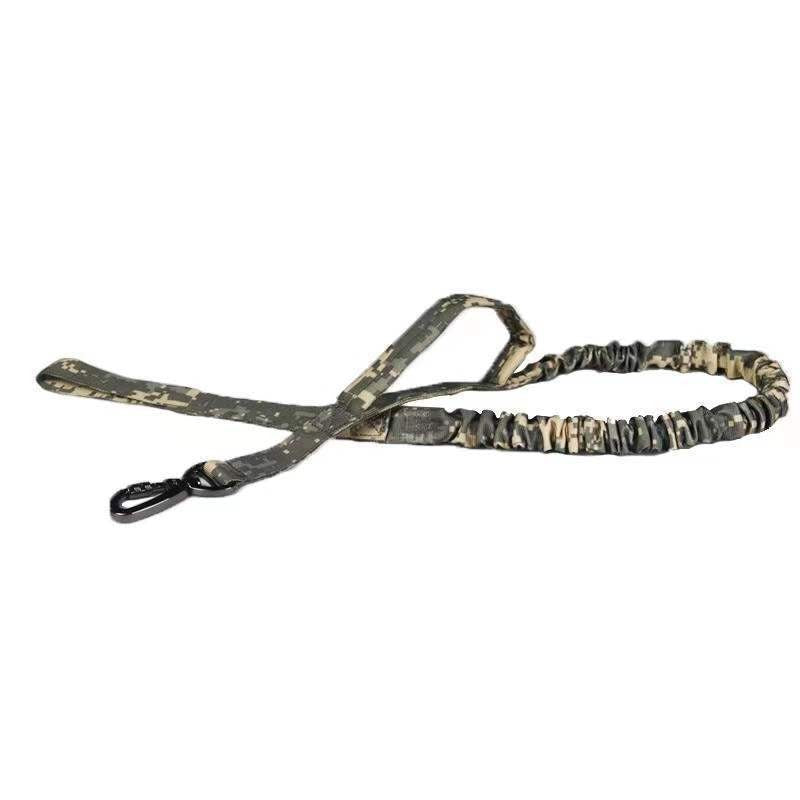 Tactical Elastic Dog Leash for Dogs – Black