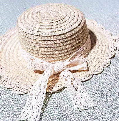 Pastoral Straw Dog Hat for Dogs – Khaki