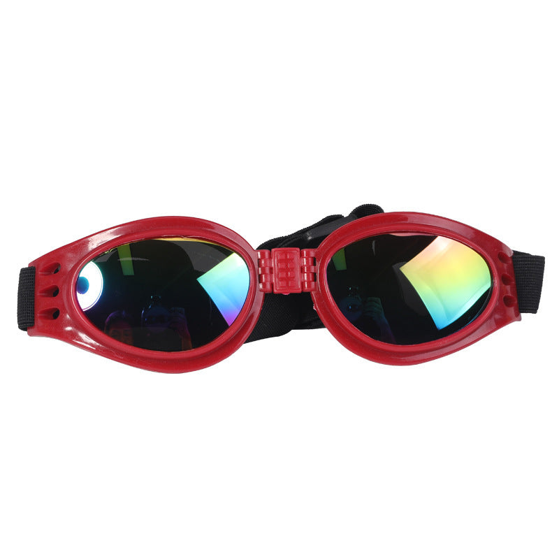 Foldable UV Protection Dog Sunglasses – Black