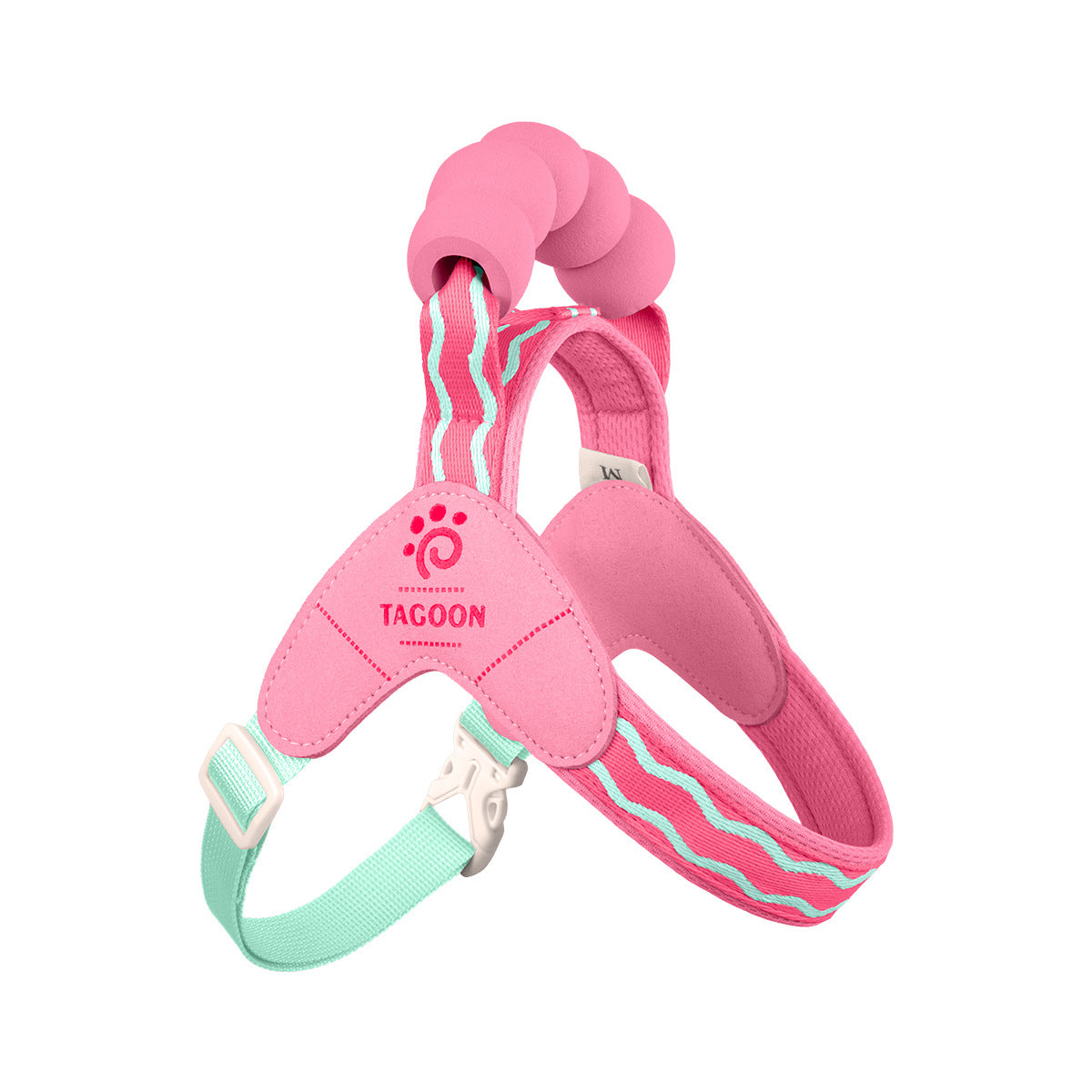Wave Pattern Harness & Leash Set