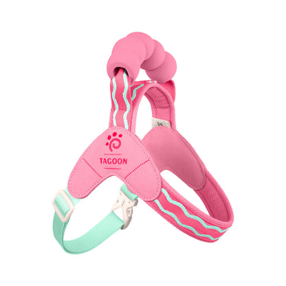Wave Pattern Harness & Leash Set