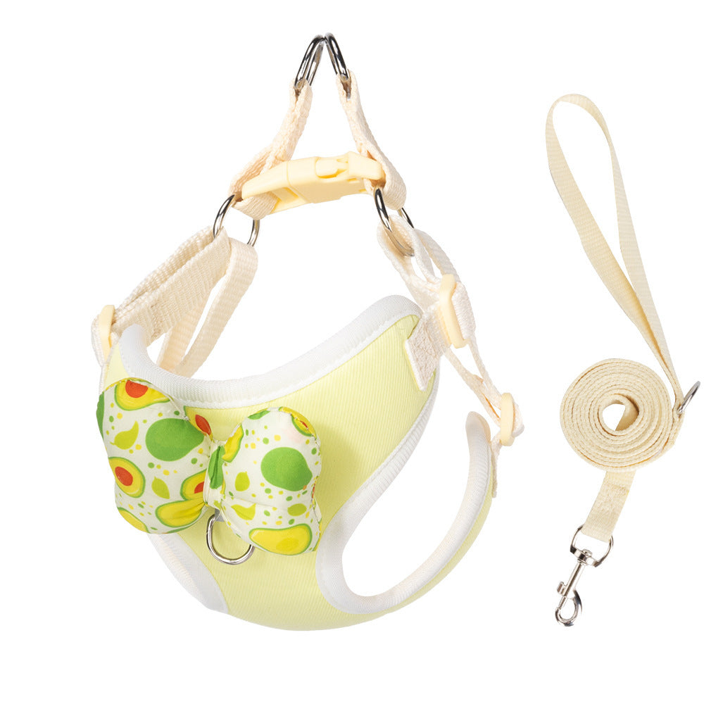 Fruit Pattern Harness & Leash Set