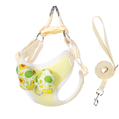 Fruit Pattern Harness & Leash Set