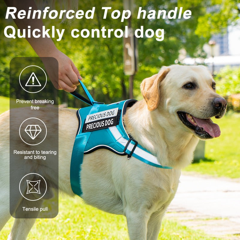Reflective No-Pull Dog Harness for Dogs – Black