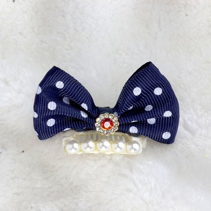Polka Dot Dog Bow for Dogs – Multi