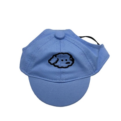 Embroidered Baseball Dog Hat for Dogs – Blue