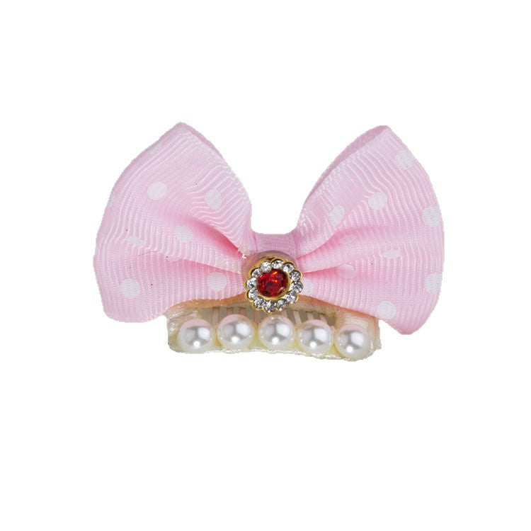 Polka Dot Dog Bow for Dogs – Multi
