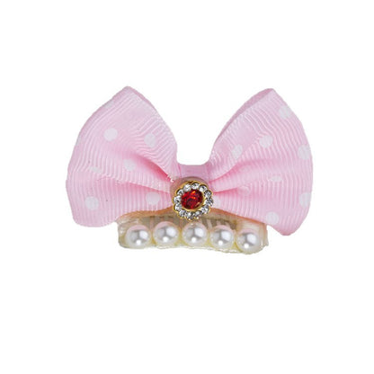 Polka Dot Dog Bow for Dogs – Multi