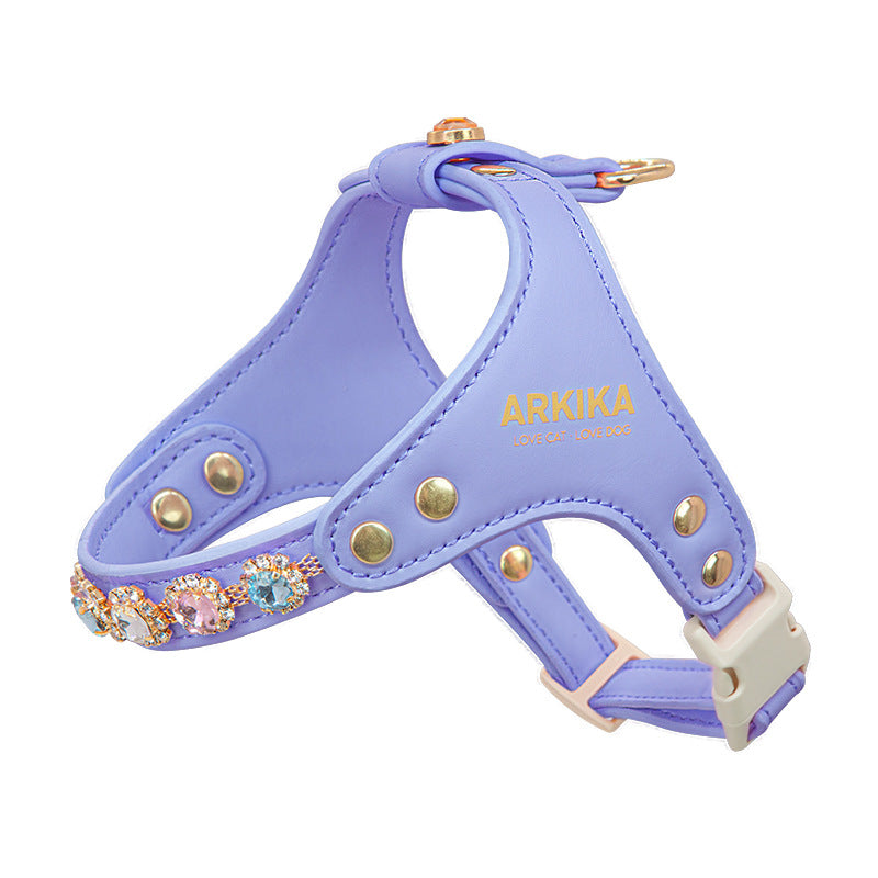 Sparkle Rhinestone Harness & Leash Set