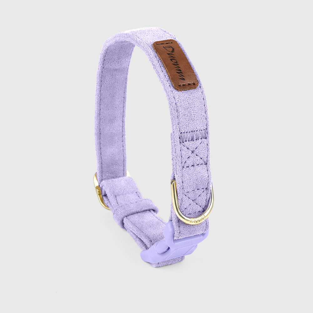 Soft Faux Suede Harness, Leash & Collar Set