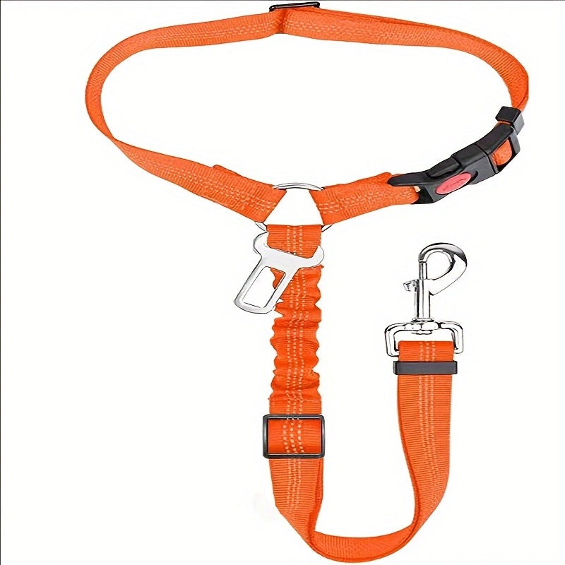 Elastic Bungee Safety Leash for Dogs – Multi-color