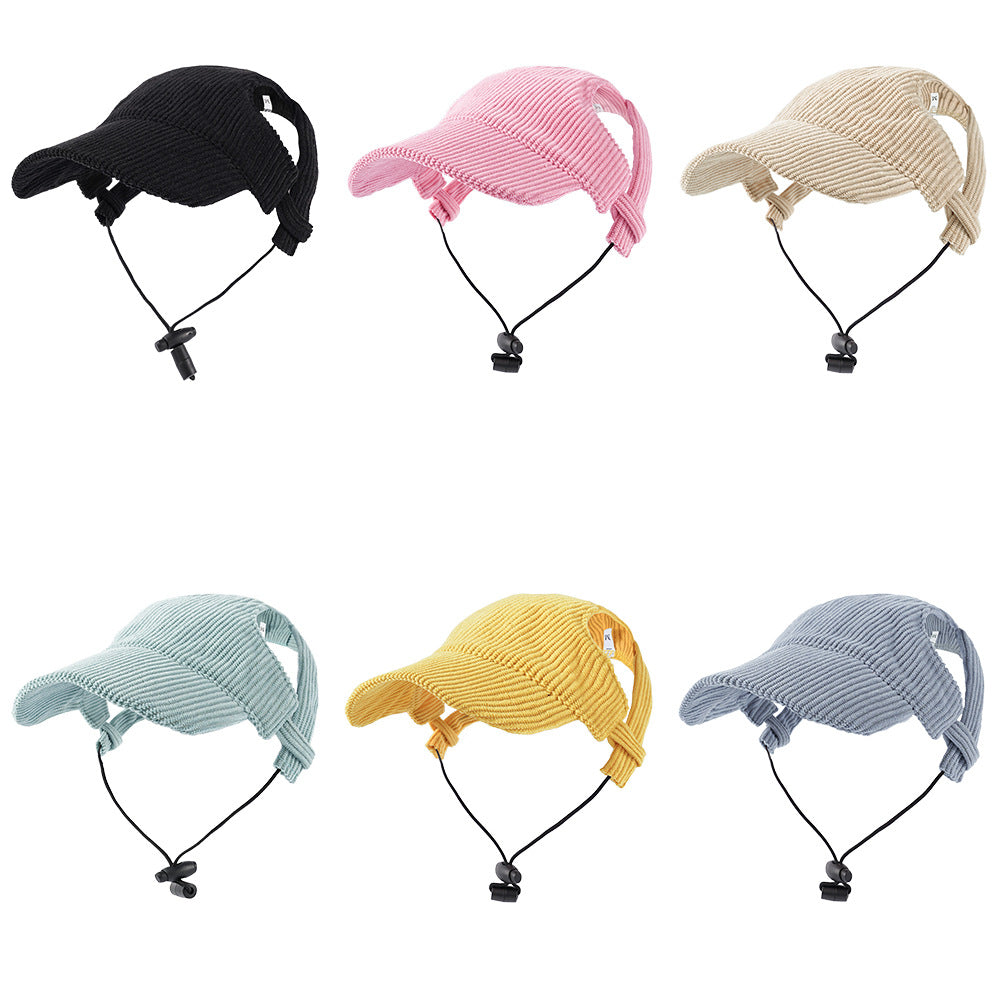 Corduroy Dog Baseball Cap