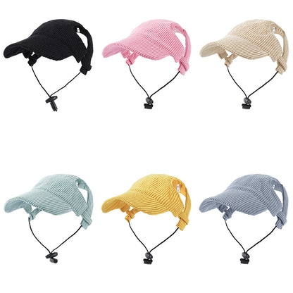 Corduroy Dog Baseball Cap