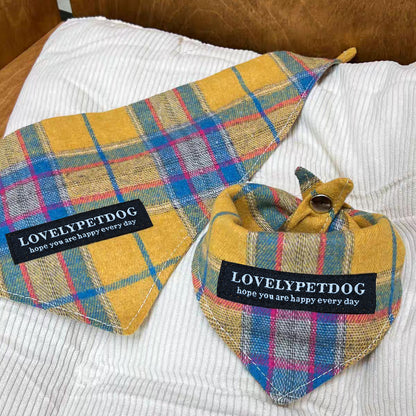 Paisley & Plaid Dog Bandana