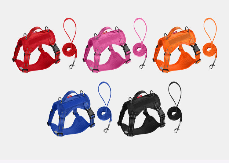 Reflective Mesh Harness & Leash Set