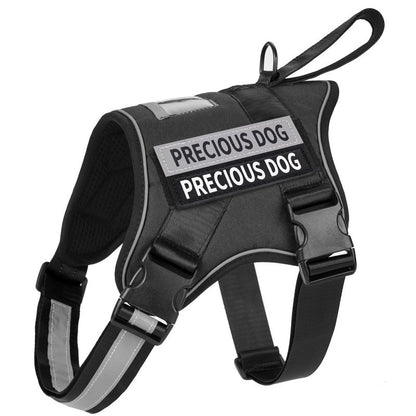 Reflective No-Pull Dog Harness for Dogs – Black