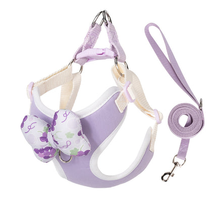Fruit Pattern Harness & Leash Set