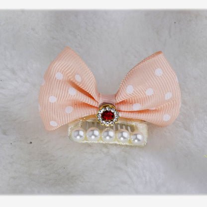 Polka Dot Dog Bow for Dogs – Multi