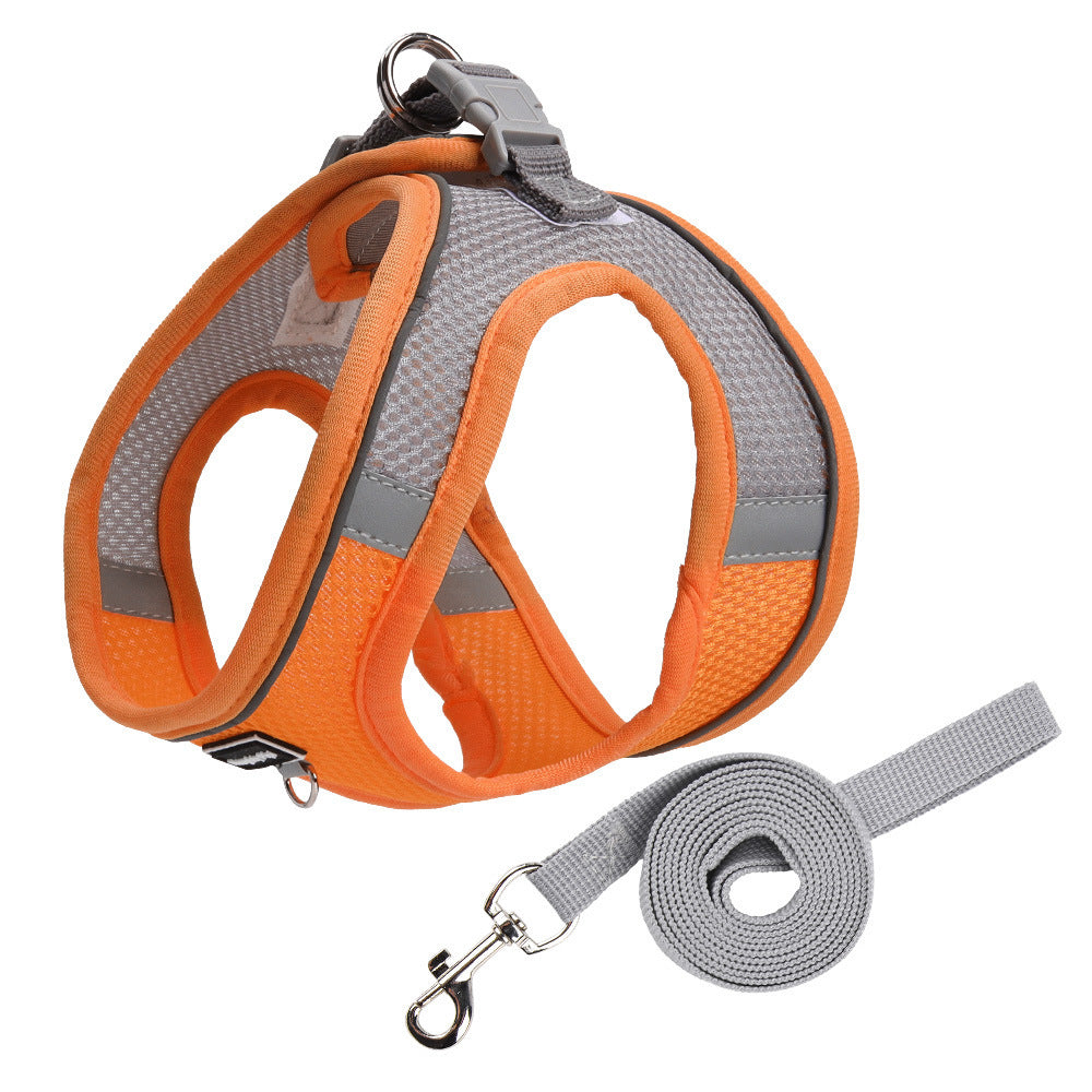 Reflective Mesh Harness & Leash Set