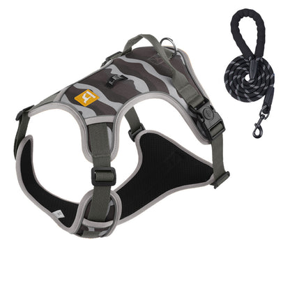 Camouflage Harness & Leash Set