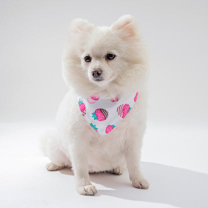 Printed Buckle Dog Bandana