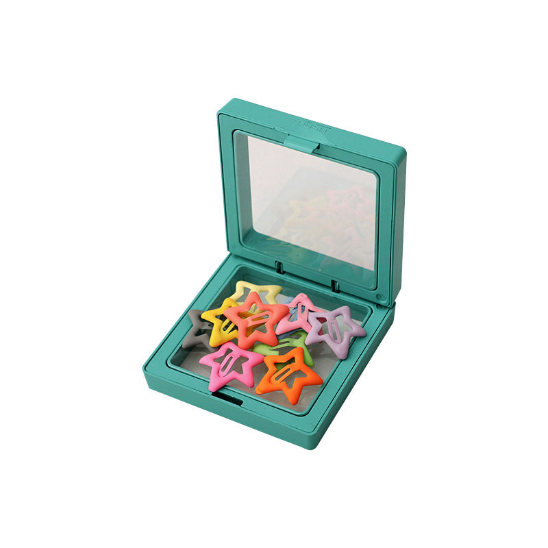 Matte Colorful Hair Clips Set – Multi