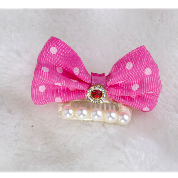 Polka Dot Dog Bow for Dogs – Multi