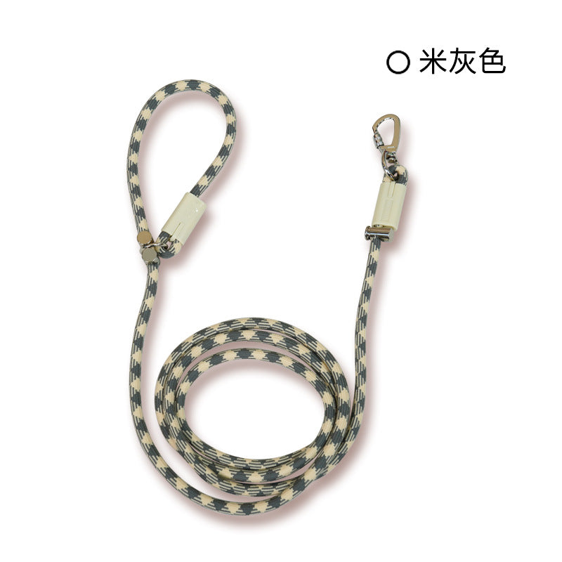 Braided Crossbody Leash for Dogs – Multi