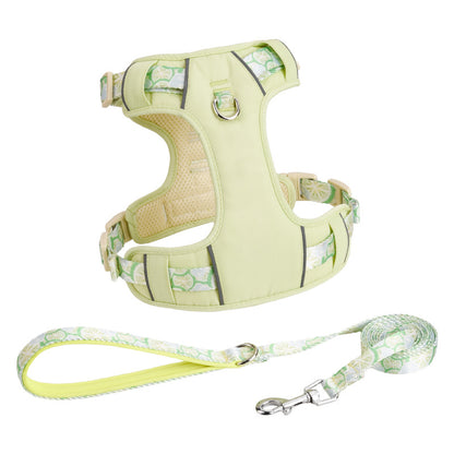 Floral Harness & Leash Set