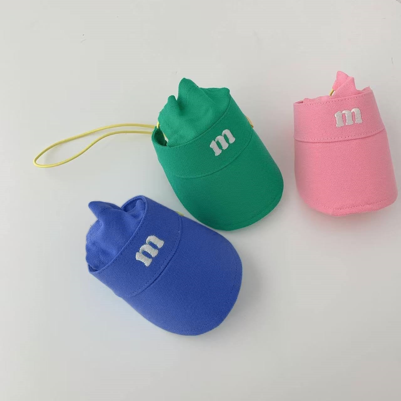 Embroidered Letter Sun Hat for Dogs – Blue
