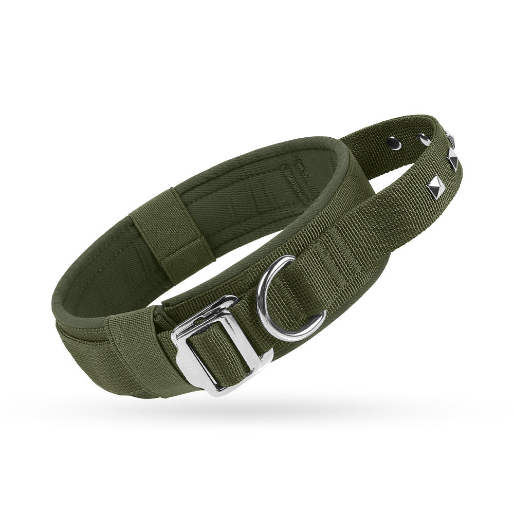 Tactical Rivet Dog Collar