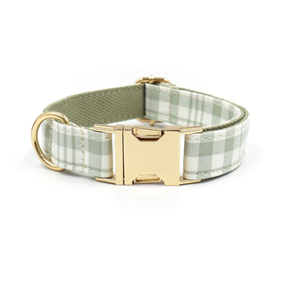 Personalized Plaid Dog Collar