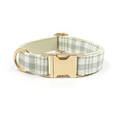 Personalized Plaid Dog Collar